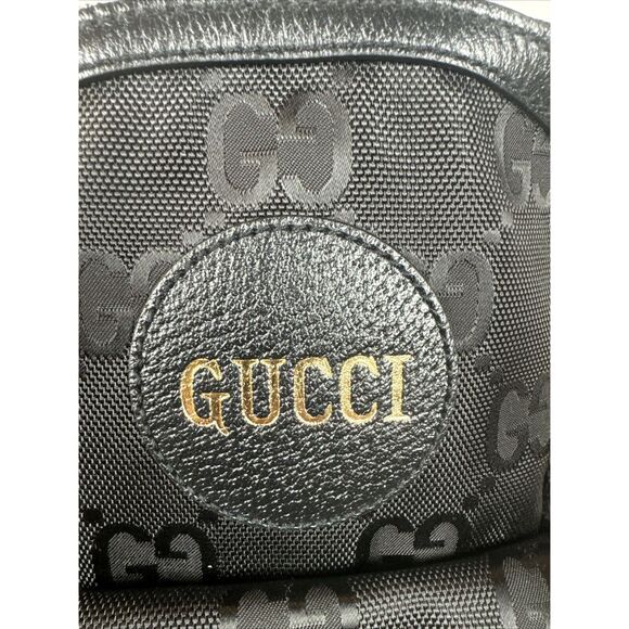 GUCCI Off The Grid GG Nylon Backpack Bag Black 644992 - Picture 4 of 14